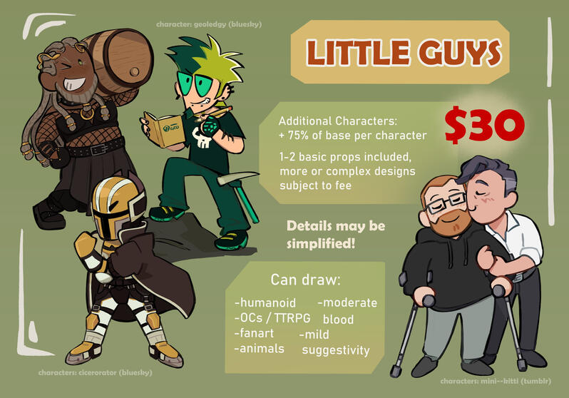 Little guys art prices
